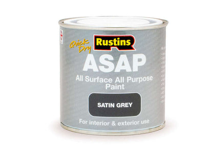 Rustins ASAP Paint Grey 250ml