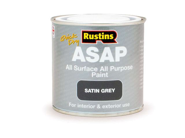 Rustins ASAP Paint Grey 500ml