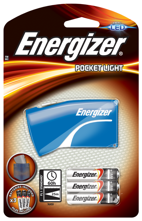 Energizer Pocket LED Torch EZPOCLED