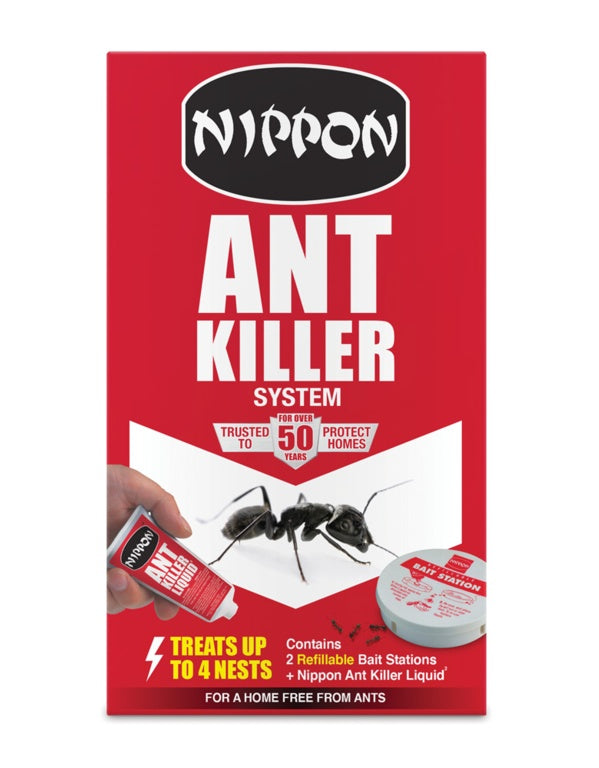 Nippon Ant Control System 2 Traps & 25g Liquid