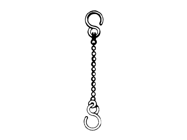 Securit Bath Chain Ball Chrome 450mm S6830
