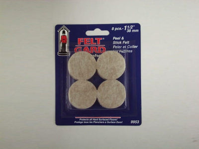 Select Hardware Feltguard Pads Beige 1.5in 9953
