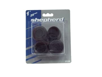 Select Hardware Rubber Leg Tips Black 28mm 4 Pack 32016