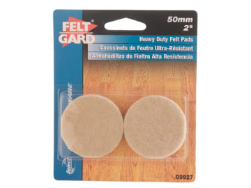 Select Hardware Feltguard Pads Round 50mm 4 Pack 09927