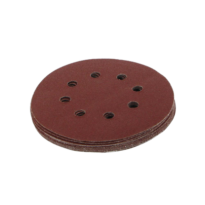 Silverline Hook & Loop Discs 125mm 80 Grit 10pk 633955