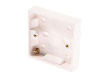 SMJ Surface Pattress Box 19mm Single PPPT19SG