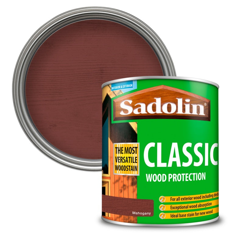 Sadolin Classic Mahogany Wood Stain 1L