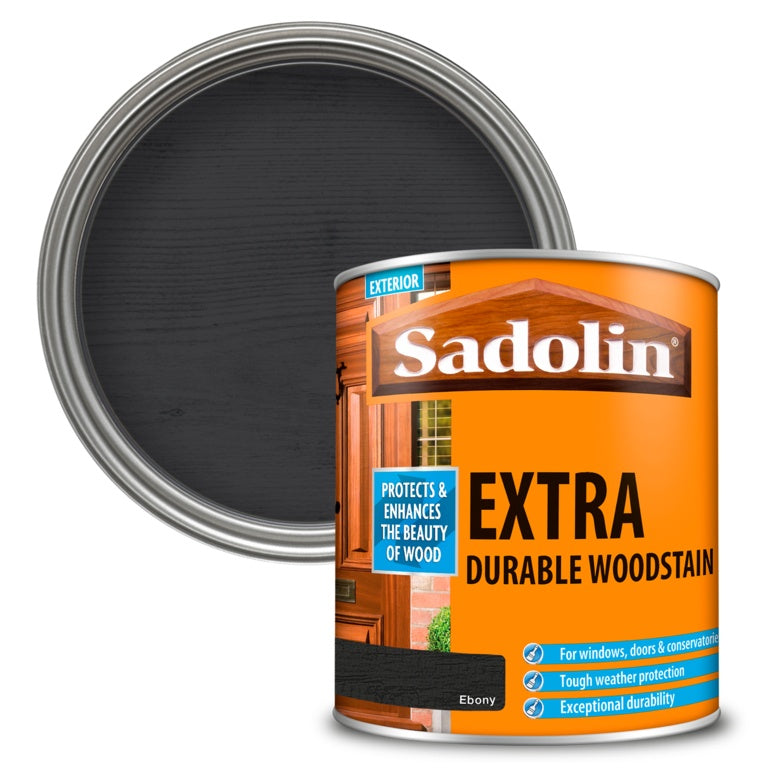 Sadolin Extra Ebony Wood Stain 1L