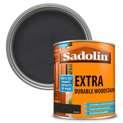 Sadolin Extra Ebony Wood Stain 1L