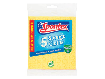 Spontex Sponge Cloth x 5 19280302
