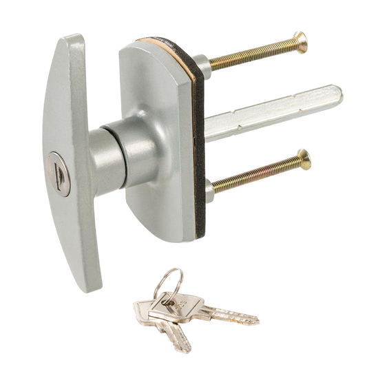 Silverline Garage Door Locking Handle 75mm Diamond