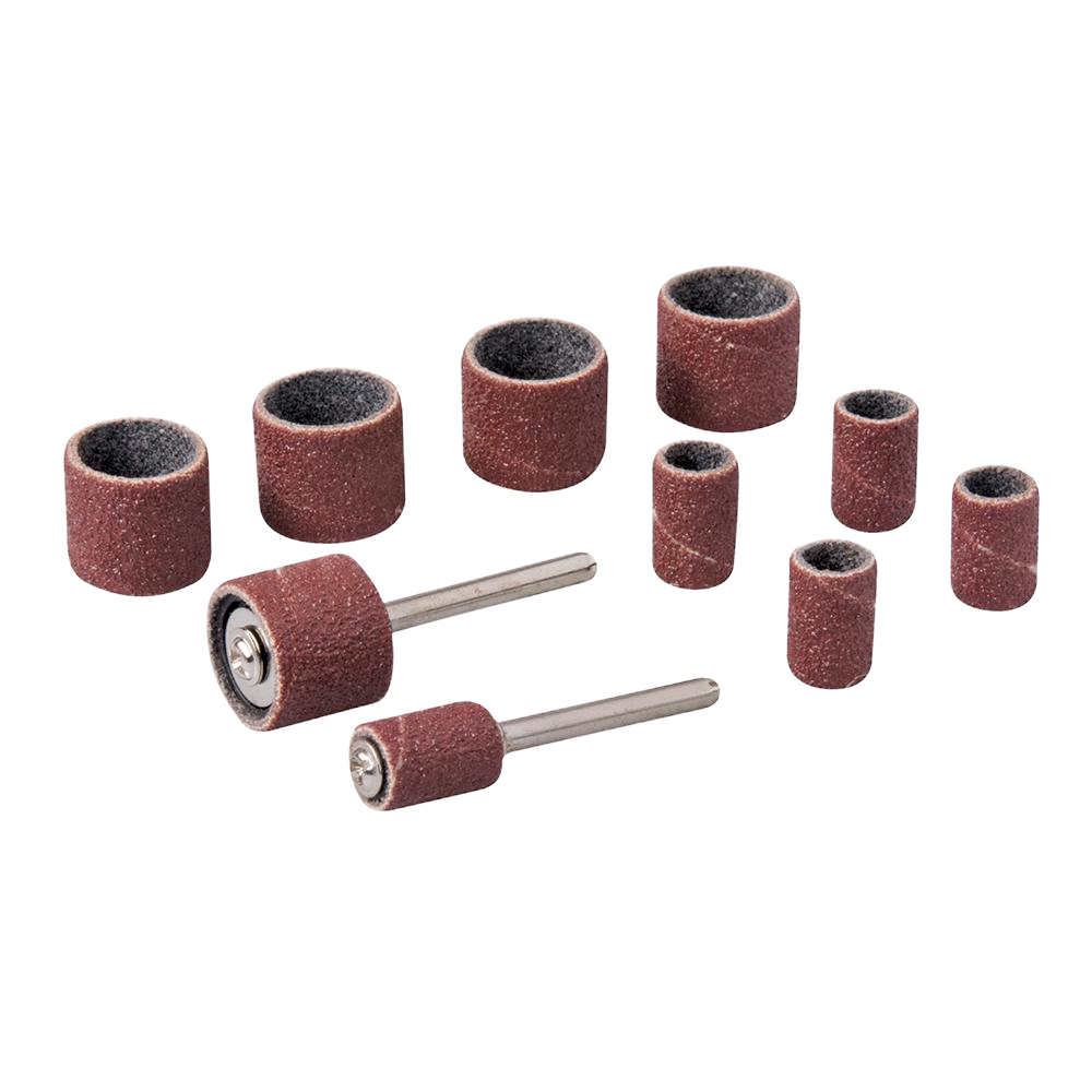 Silverline Rotary Tool Drum Sanding Kit 12pc 6.35 & 12.7mm