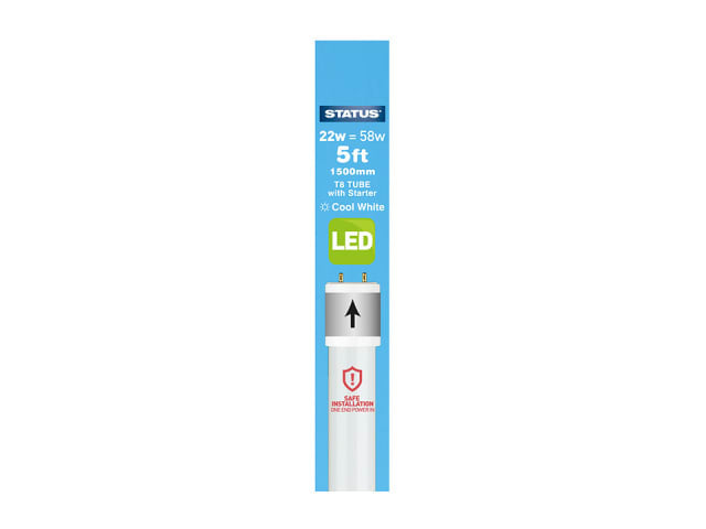 Status International LED T8 Tube 5ft/1500mm Pearl 22W 1900 Lumens