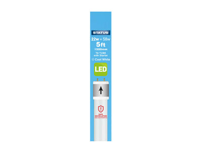 Status International LED T8 Tube 5ft/1500mm Pearl 22W 1900 Lumens