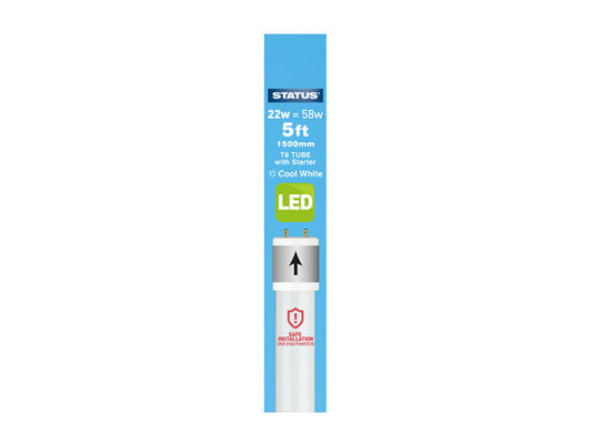 LED T8 Tube 5 Foot/1500mm Pearl 22W 1900lumens *N/C*