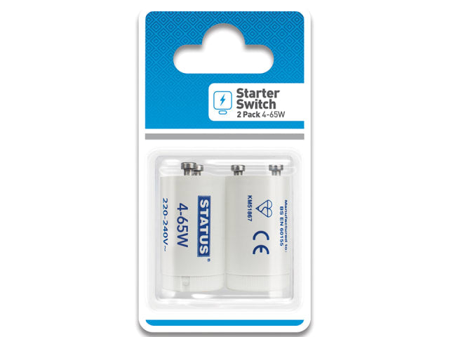Status Starter Switches 6-65W Twin Pack S4-65WSSB26