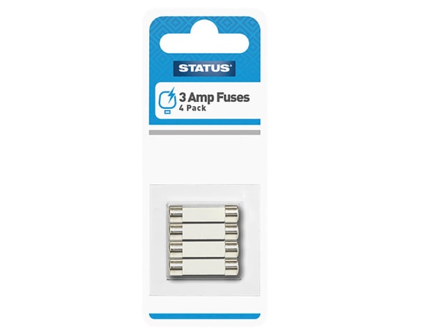 'Fuses 3 Amp x 4 3ASFB10'