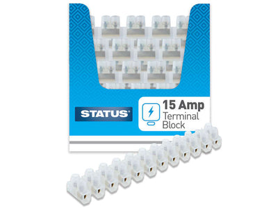 Status Terminal Block 15 Amp 15STERMBLKX16