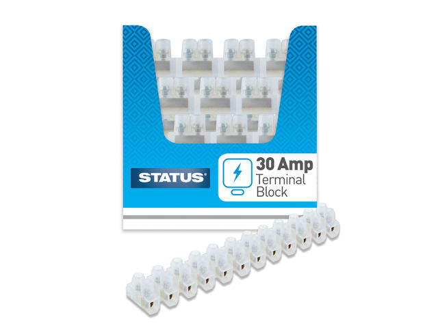 Status Terminal Block 30 Amp Pack of 12 30STERMBLKX12