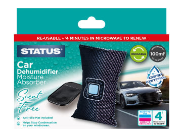 Status Car Dehumidifier Moisture Absorber Scent Free DEHUMIDCARSF1PK6