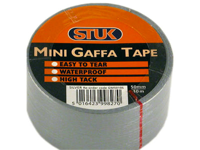 STUK Mini Gaffa Tape Silver 48mm x 10m GM5010S