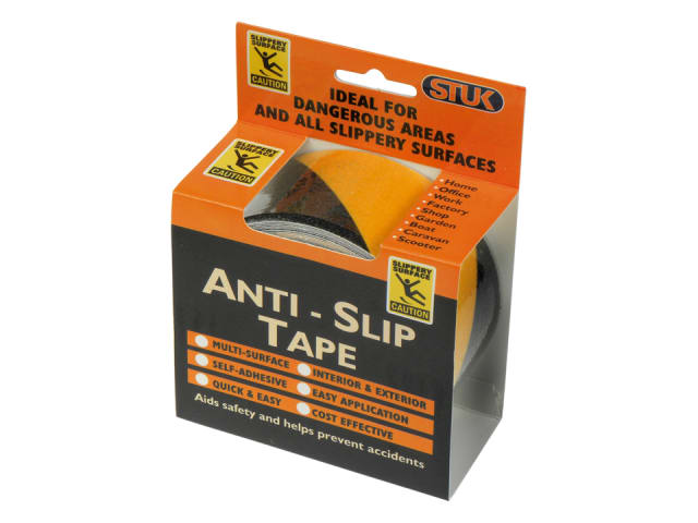 STUK Anti-Slip Tape Yellow/Black 50mm AS503YB