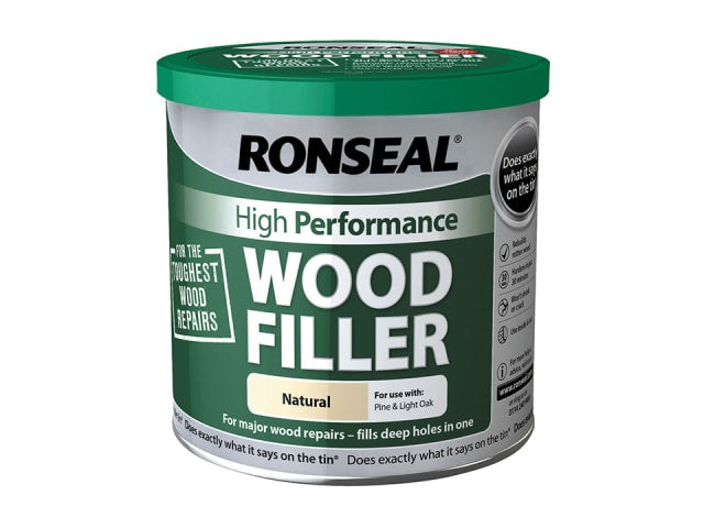 Ronseal High Performance Wood Filler Natural 550g