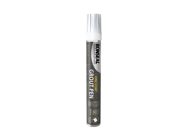 Ronseal One Coat Grout Pen Brilliant White 15ml