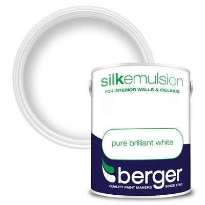 Berger Silk Emulsion Pure Brilliant White 5L