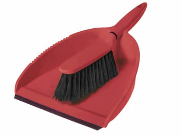 Greener Cleaner Dustpan & Brush Red GCB008RED