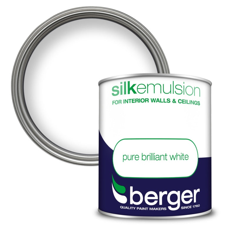 Berger Silk Emulsion Pure Brilliant White 1L