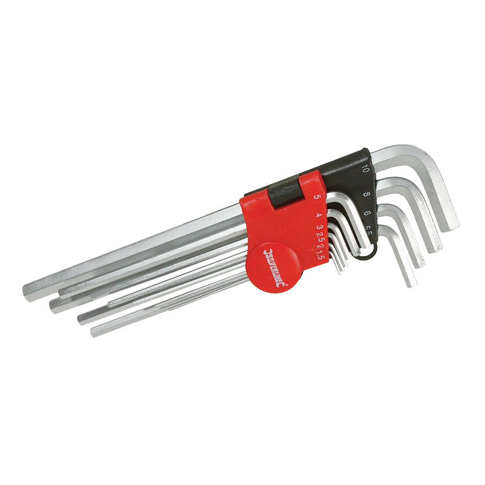 Silverline Expert Hex Key Metric Set 10pc 1.5-10mm