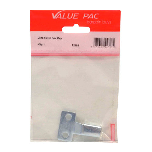 Centurion Zinc Meter Box Key 72103