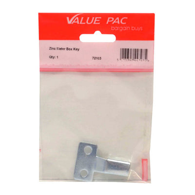 Centurion Zinc Meter Box Key 72103