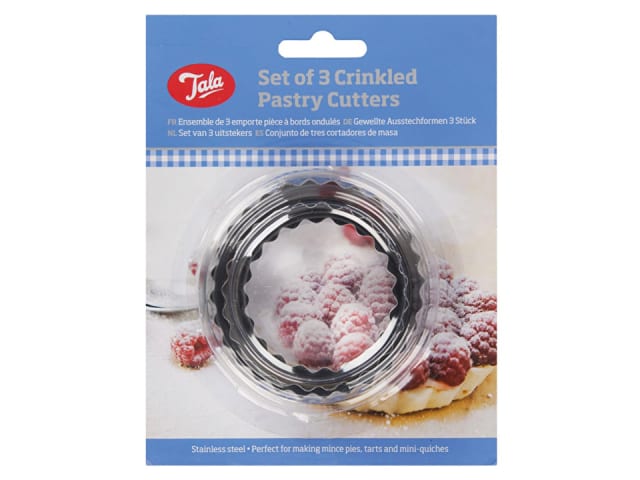 Tala Pastry Cutters Crinkled Set x 3 10A09517
