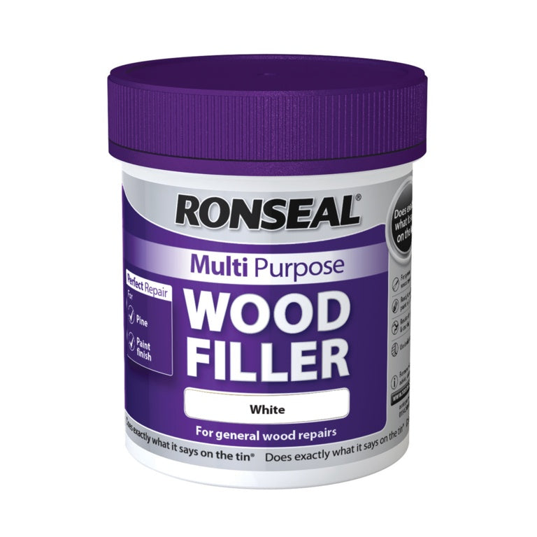 Ronseal Multi Purpose Wood Filler Tube White 250g