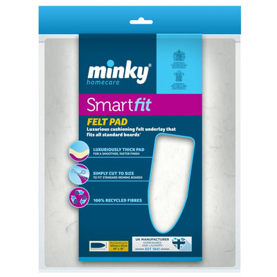 Minky Smartfit Felt Pad Ironing Board 125x45cm PP7300E122