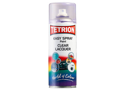 Tetrion Easy Spray Clear Lacquer 400ml ECL406