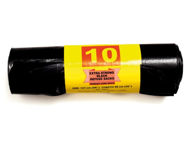 Extra Strong Refuse Sacks x 10 DLX10