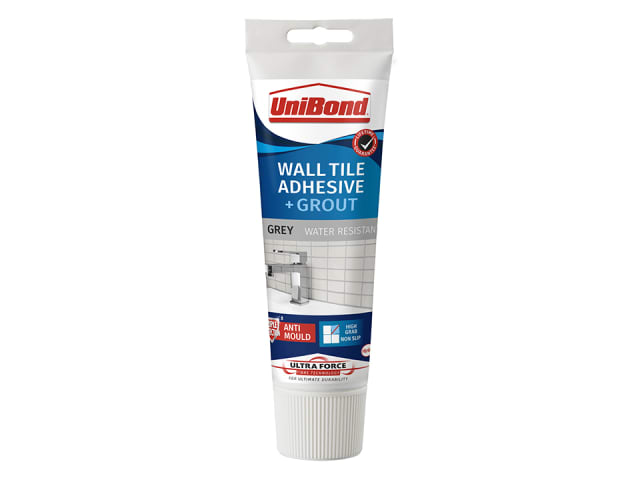 UniBond Ultraforce Wall Tile Adhesive & Grout Grey