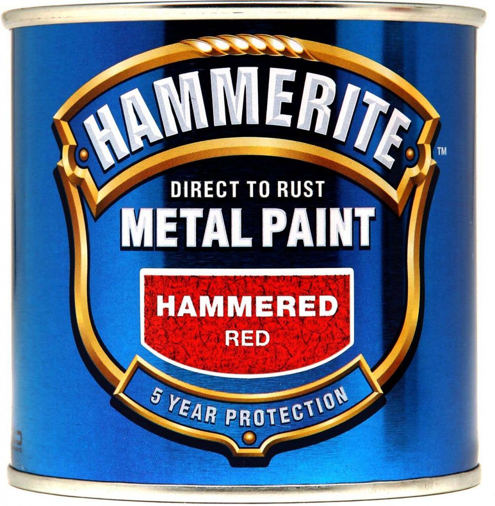 Hammerite Direct To Metal Hammered Red 250ml