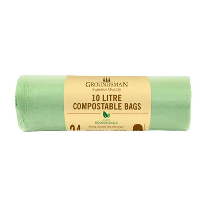 Groundsman Compostable Bag 10L Roll 24