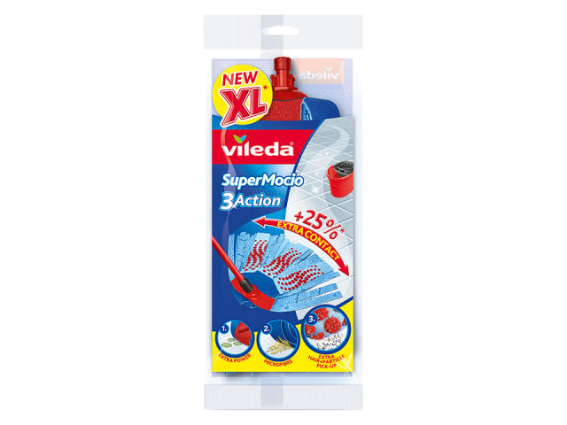 Vileda SuperMocio 3 Action XL Mop Refill 167968