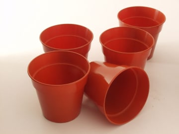 Ward Plastic Flower Pot 12.7cm Pack 5 GN025