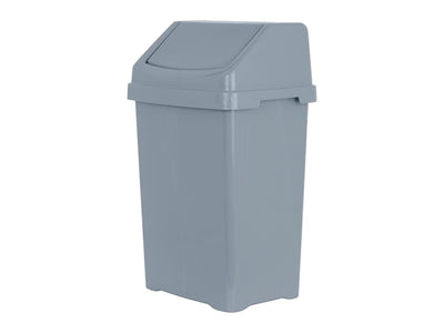 What More Casa Swing Bin Silver 25L 11750