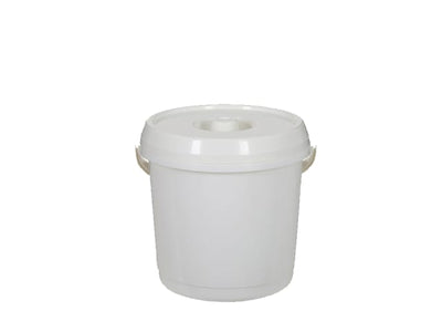 Whitefurze Bucket With Lid Cream 14L H07038