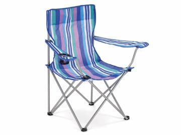 Ashby Folding Chair Slate Grey