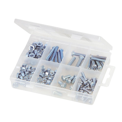 Machine Screws & Nuts Pack 105 Piece