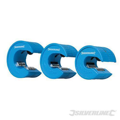 Silverline Quick Cut Pipe Cutter Set 3pce 15 22 28mm