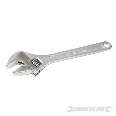 Silverline Adjustable Wrench 375mm 41mm Jaw WR50